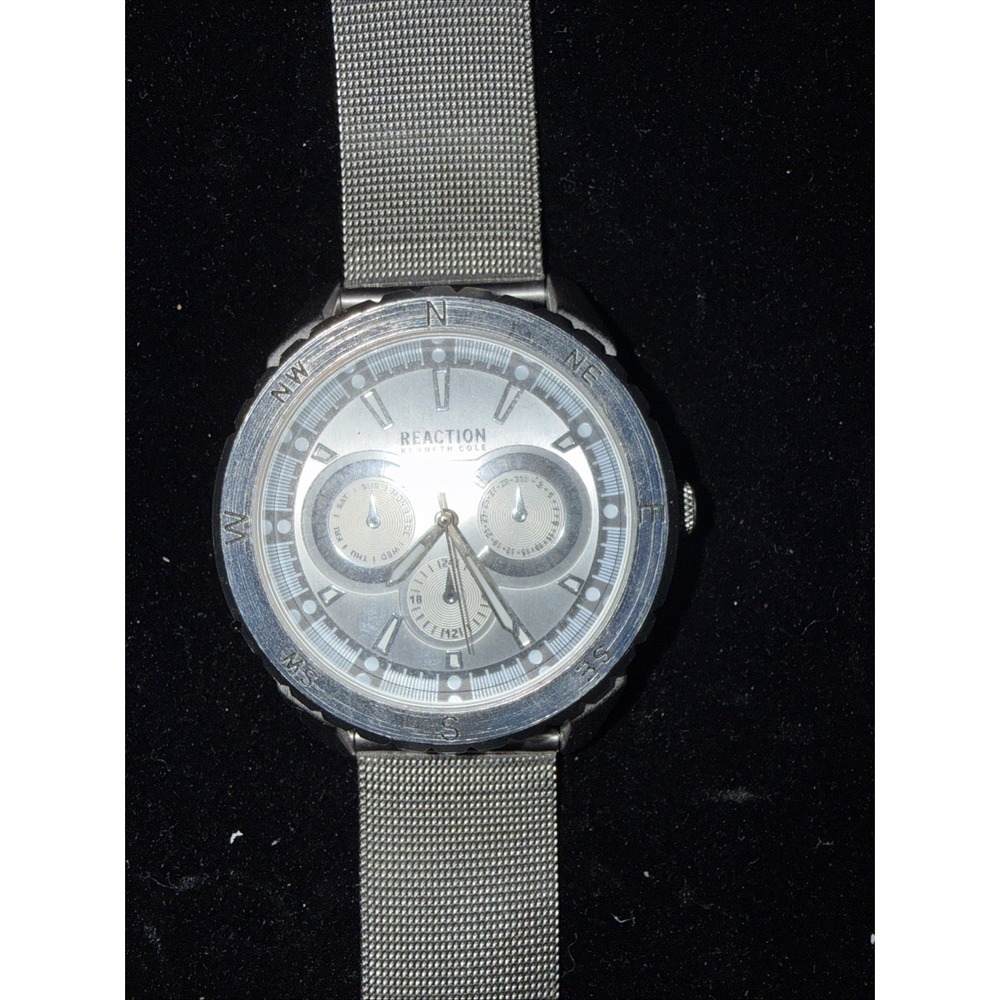 Kenneth Cole Reaction Men's Stainless Steel Mesh Bracelet‎ Watch 10030937 (5434)